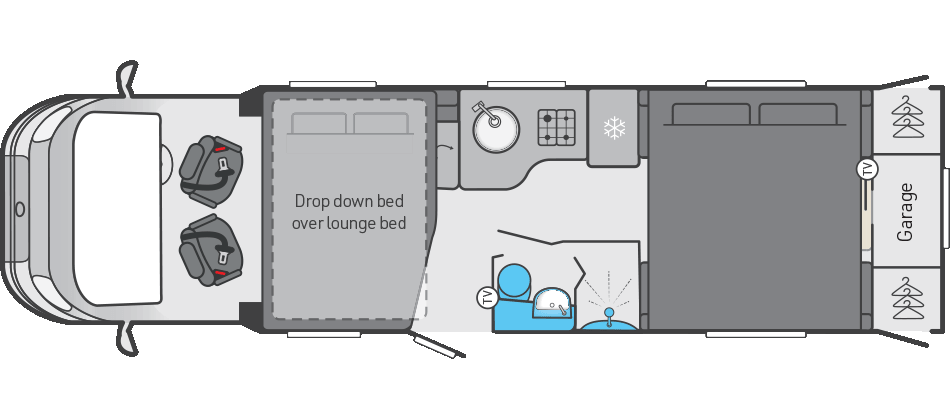 Swift Kon-Tiki 874 - 2026 (69492) Floorplan