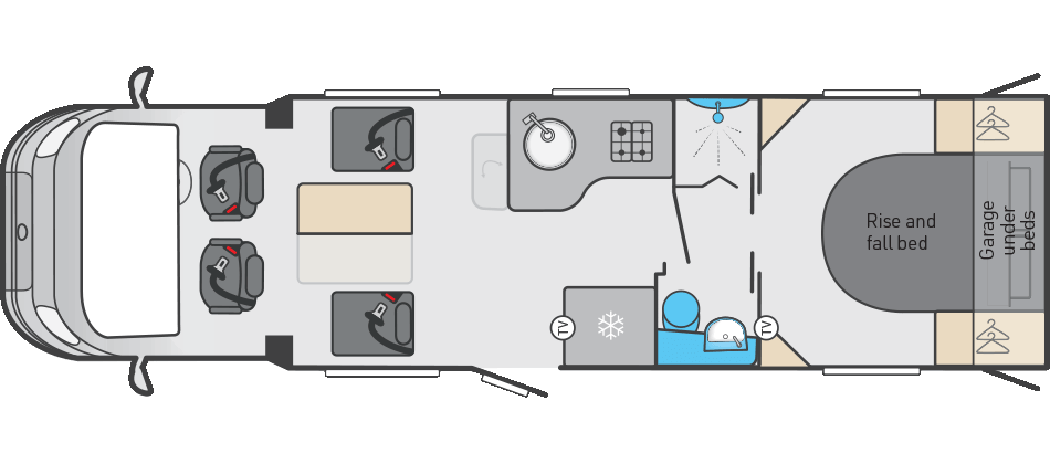 Swift Kon-Tiki 894 - 2026 (69498) Floorplan