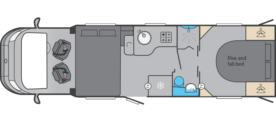 Swift Kon-Tiki 894 - 2026 (69498) Floorplan