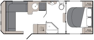 Coachman Laser 845 Xtra -2026 Floorplan