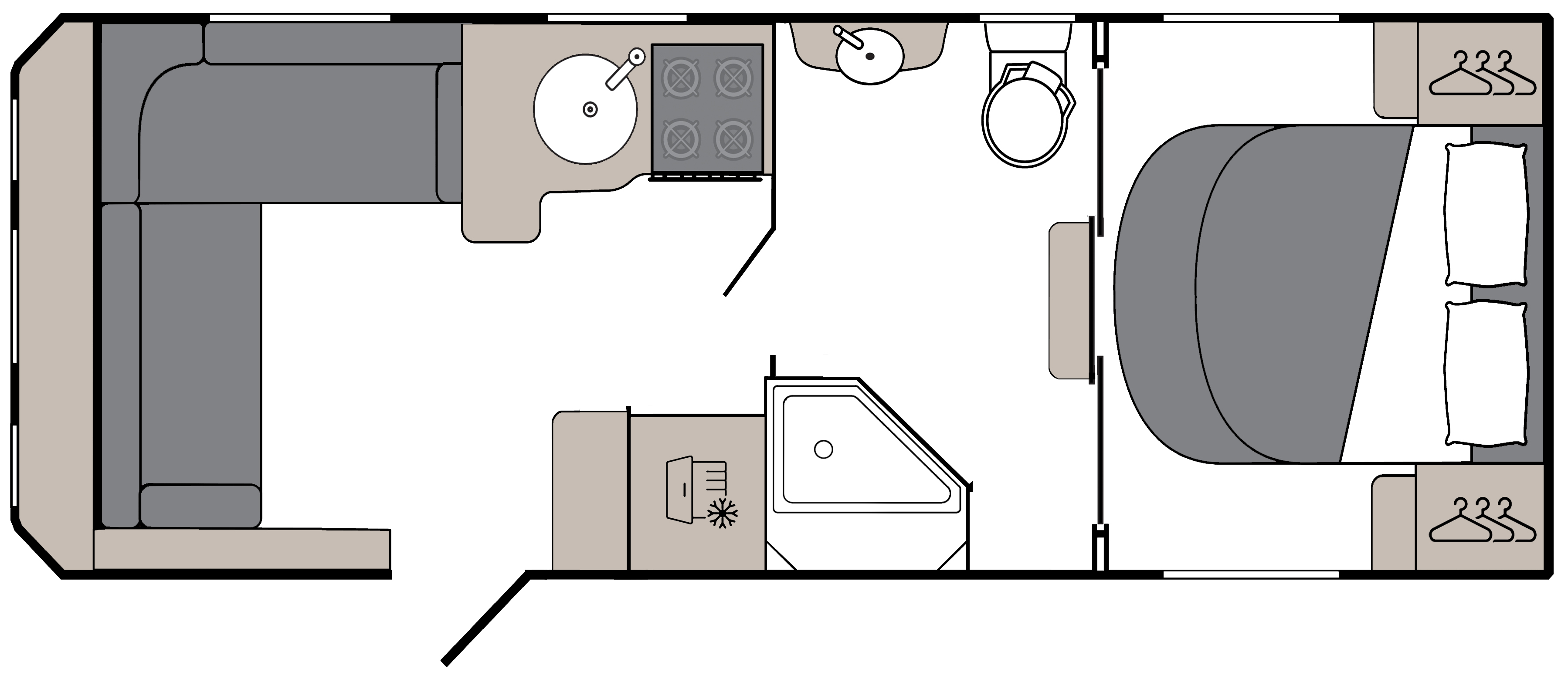 Coachman Laser 845 XTRA - 2027 Floorplan