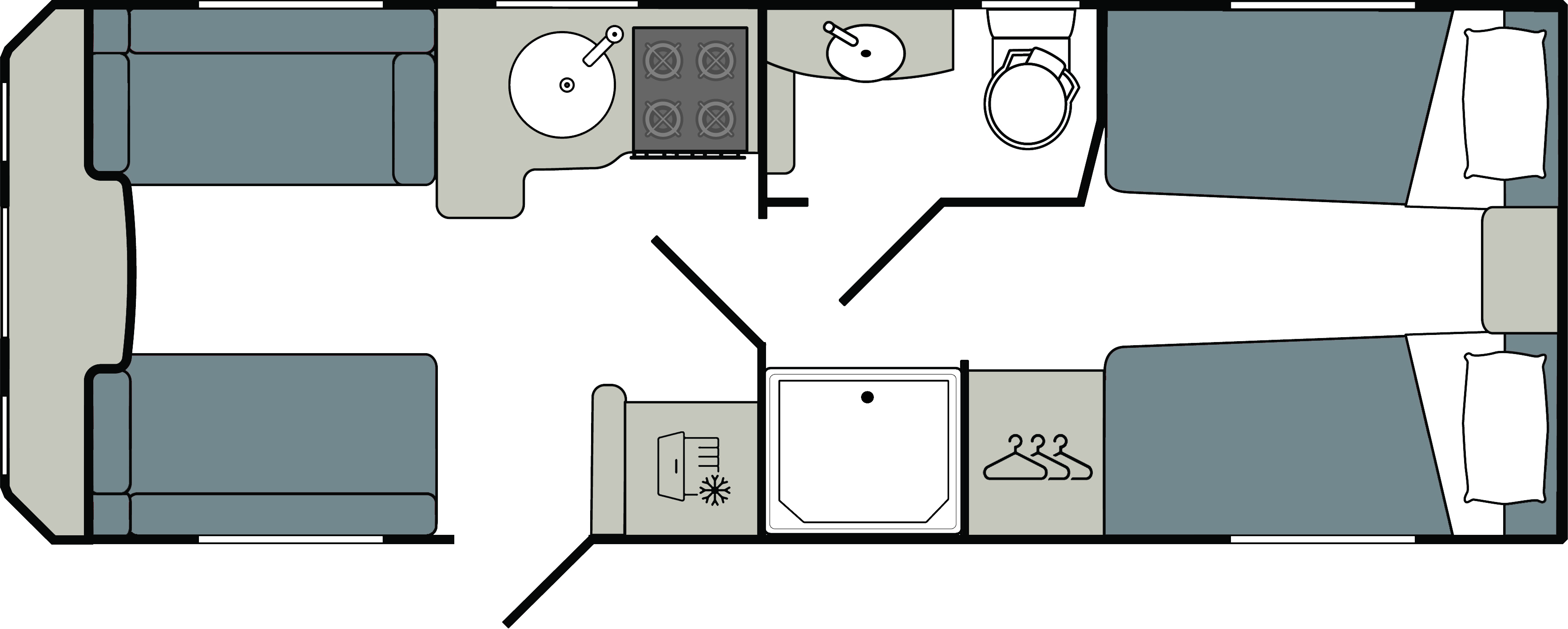 Coachman Laser Laser 865 XTRA - 2027 Floorplan