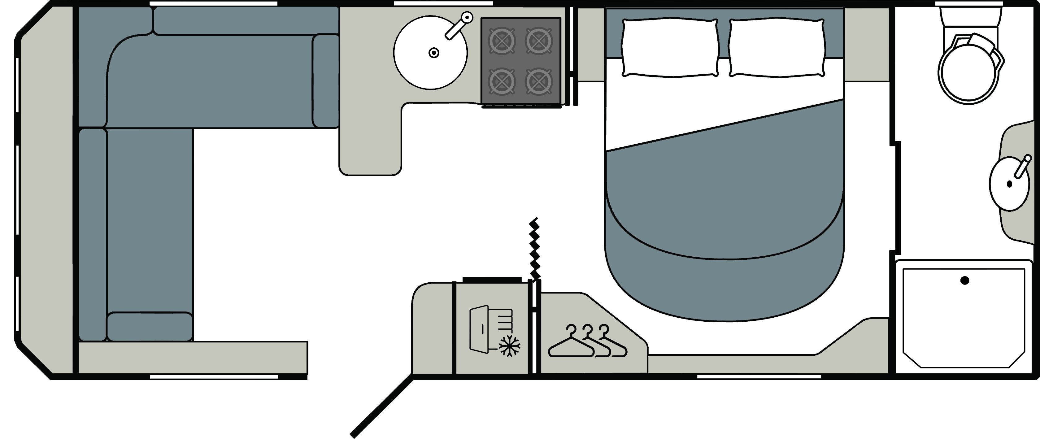 Coachman LUSSO I - 2027 Floorplan