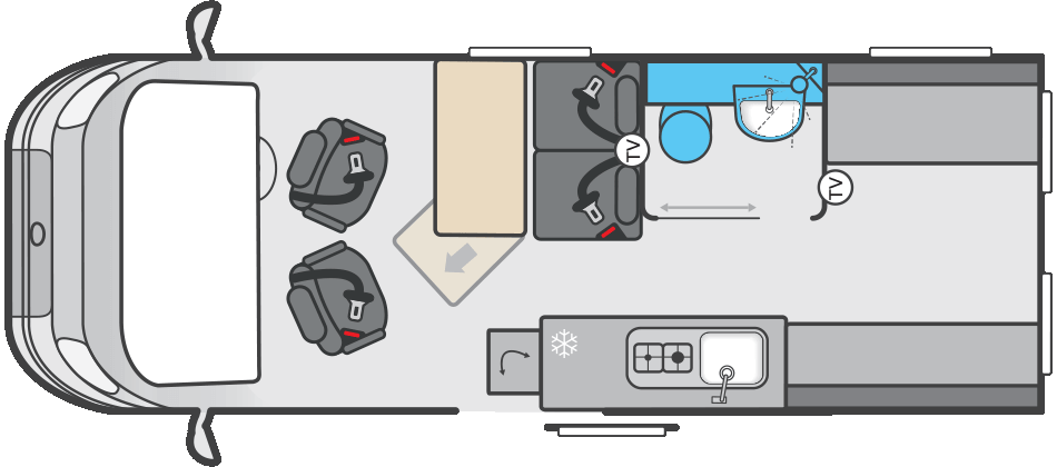 Swift Trekker S - 2024 Floorplan