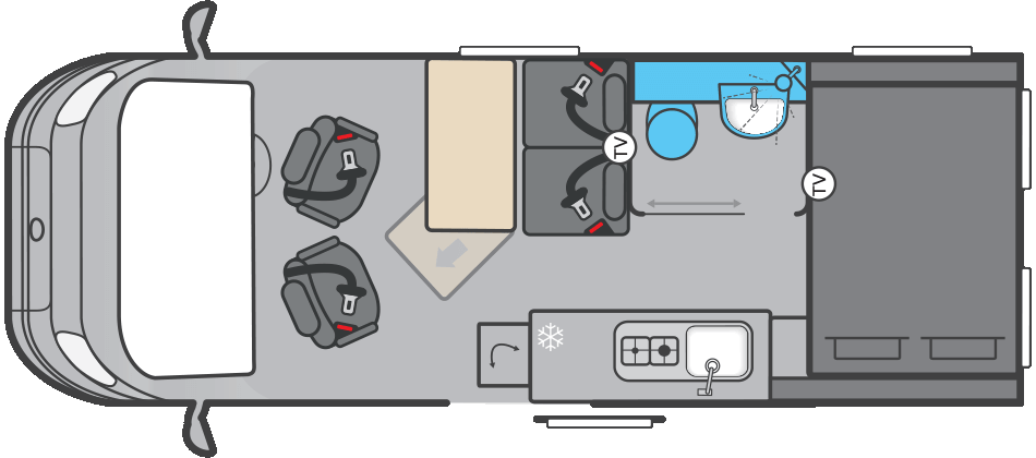 Swift Trekker S - 2024 Floorplan
