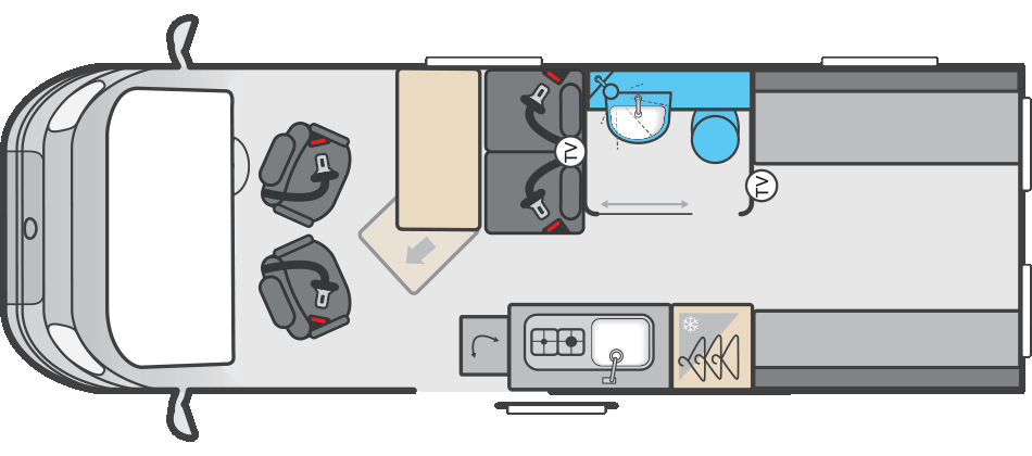 Swift Trekker X - 2025 Floorplan