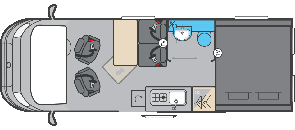 Swift Trekker X - 2025 Floorplan