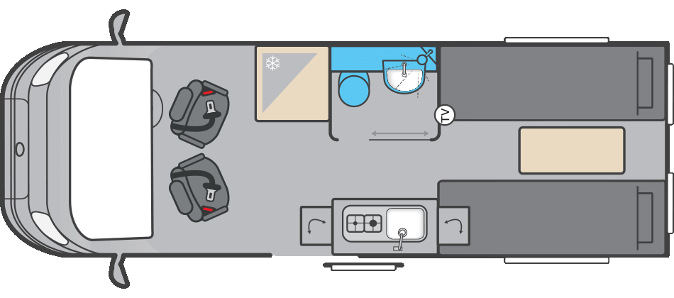 Swift Trekker XL - Auto (62292) Floorplan
