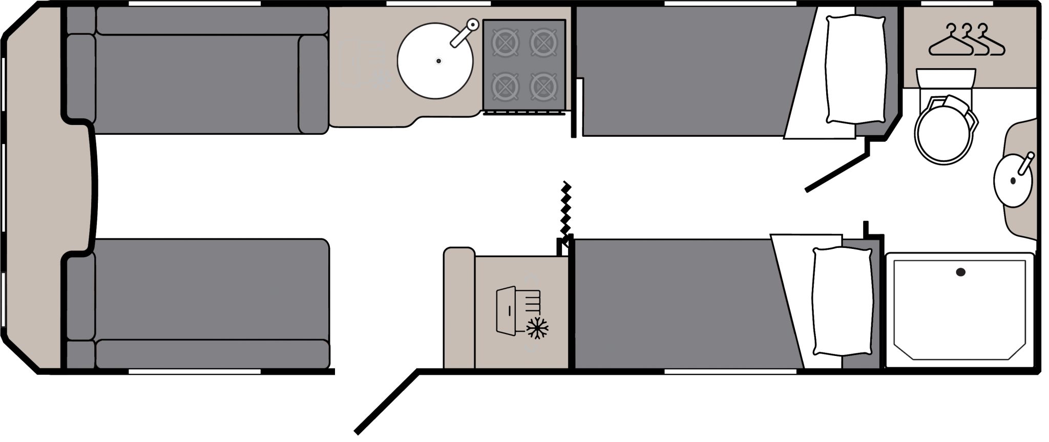 Coachman VIP 565 - 2026 Floorplan