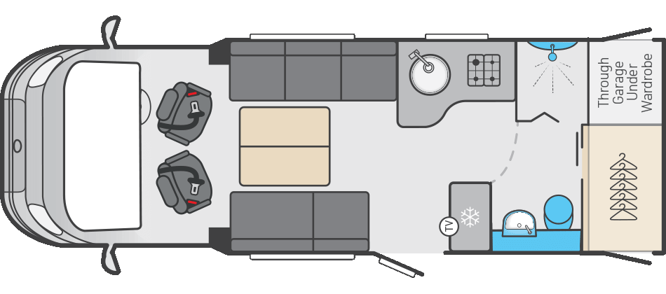 Swift Voyager 540 - Auto (65637) Floorplan
