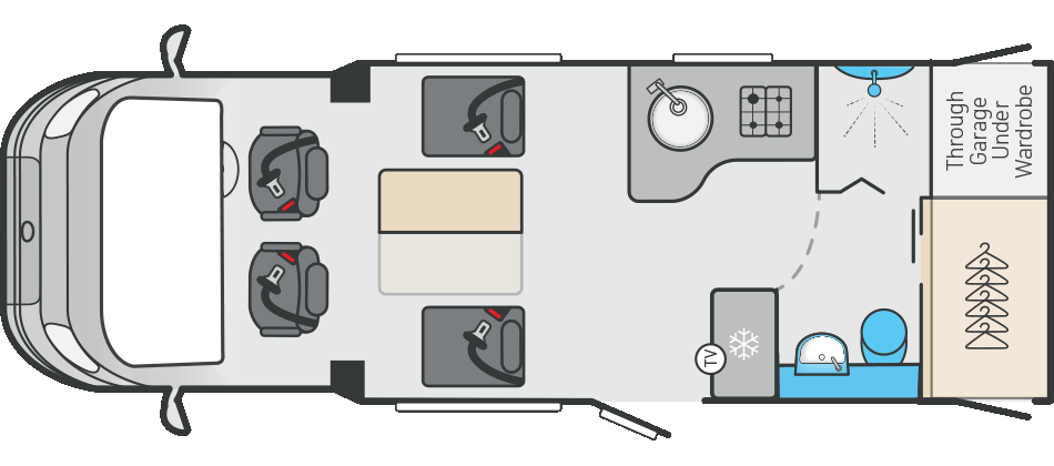 Swift Voyager 540 - Auto (65637) Floorplan