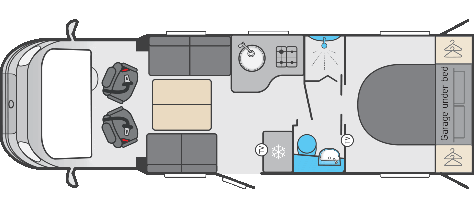Swift Voyager 594 AUTO (65669) Floorplan