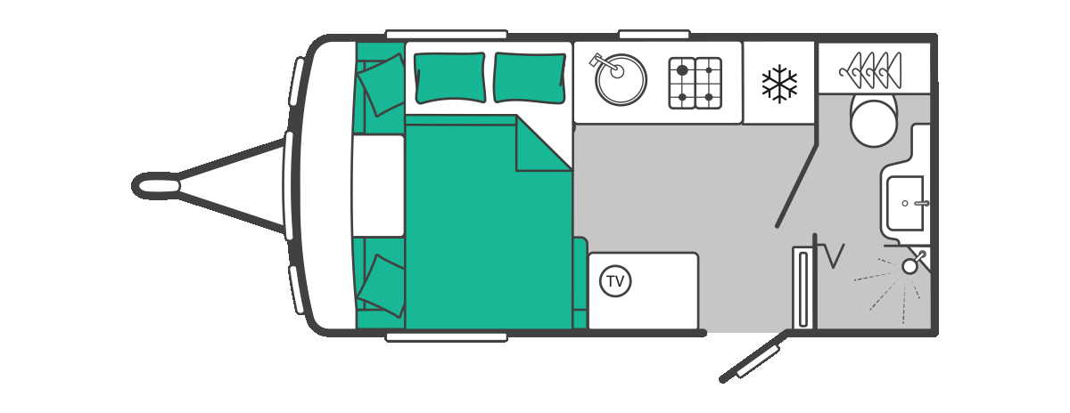 Swift Challenger 480 - 2027 Floorplan