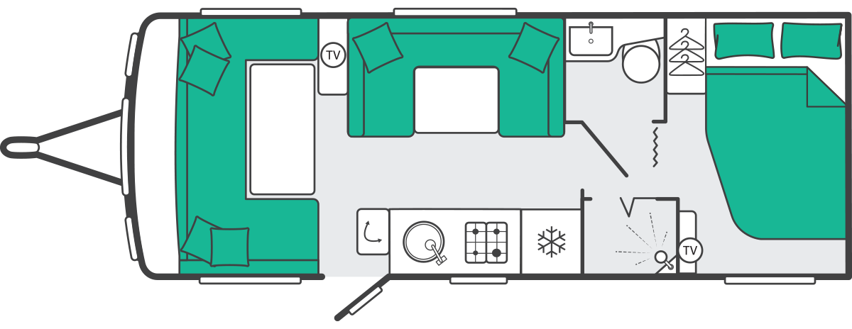 Swift Challenger Grande 630 - 2027 Floorplan