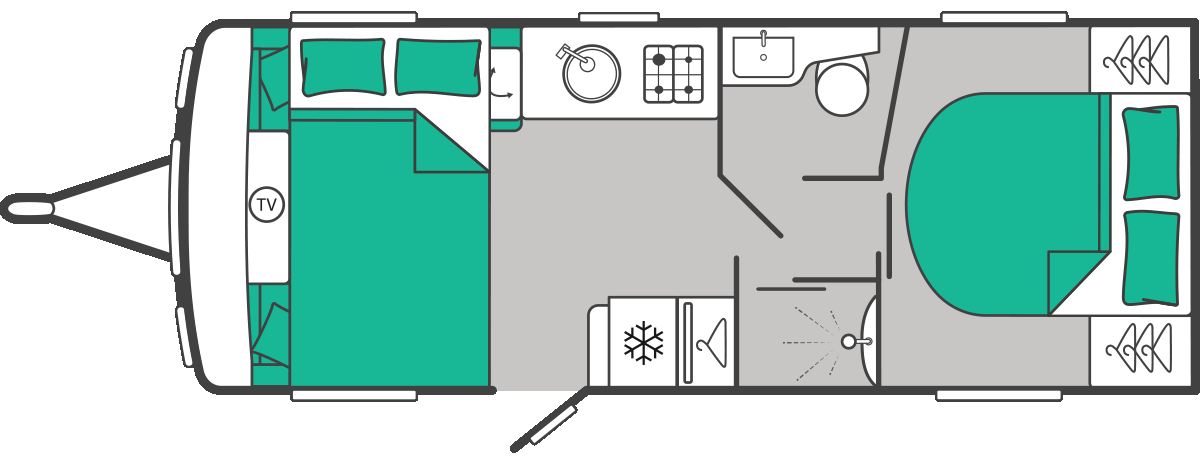 Swift Challenger Grande 650 - 2027 Floorplan