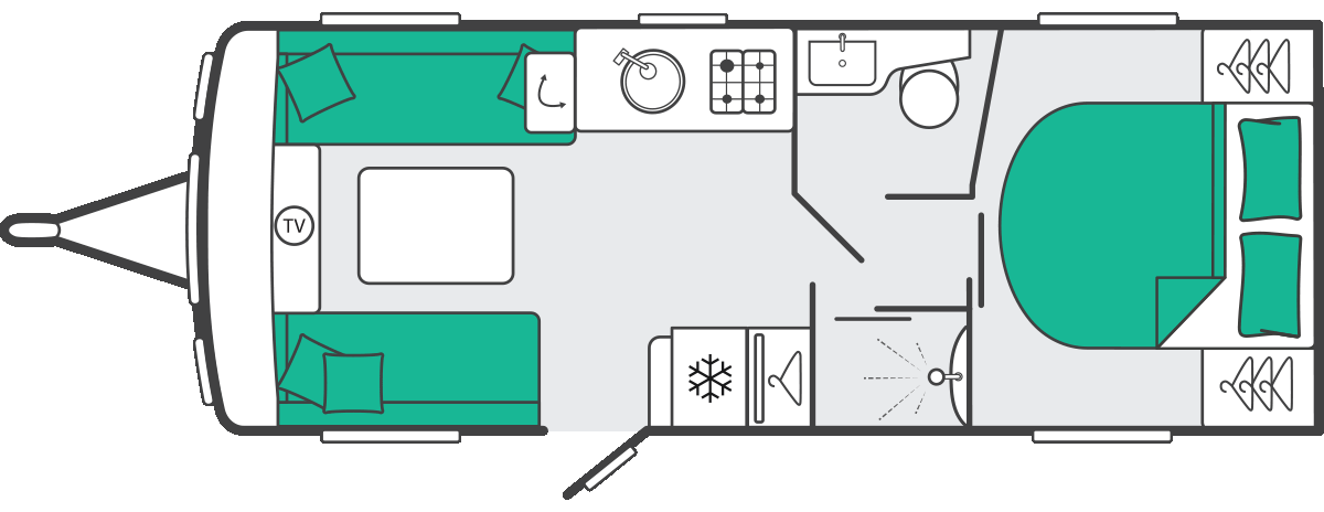 Swift Challenger Grande 650 - 2027 Floorplan