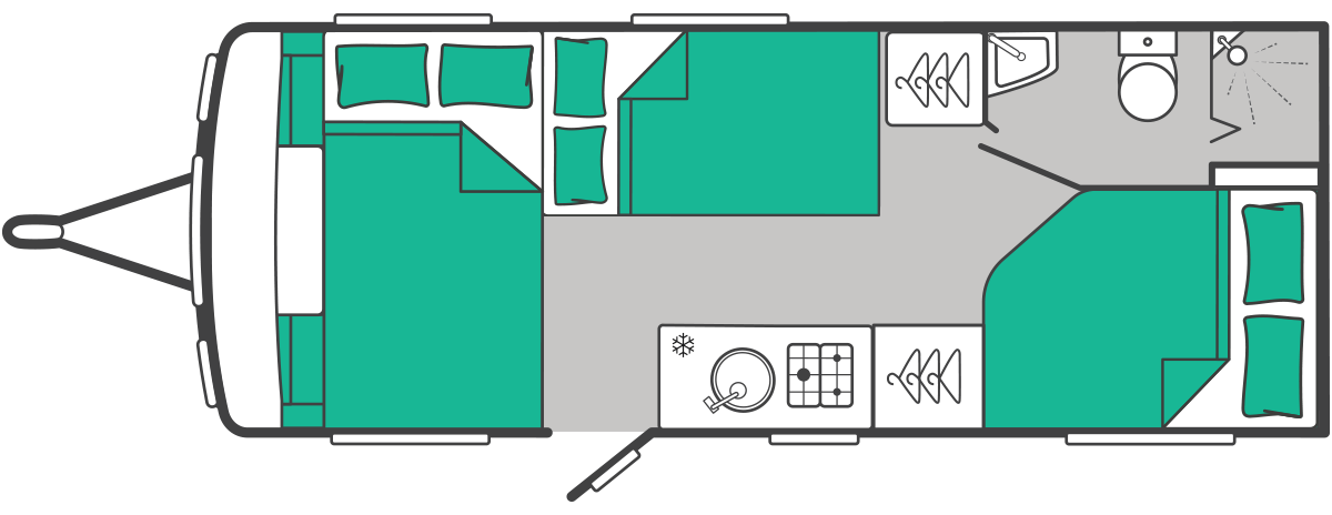 Swift Sprite Quatto FB Grande - 2027 Floorplan