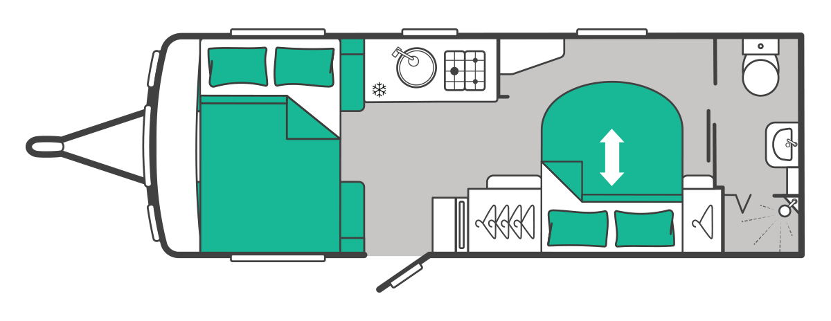 Swift Sprite Major 4 SB - 2027 Floorplan