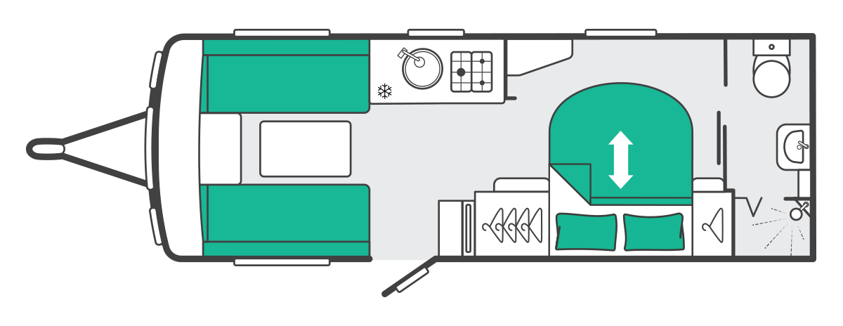 Swift Sprite Major 4 SB - 2027 Floorplan