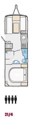 Swift Corniche 21/4 - 2018 Floorplan