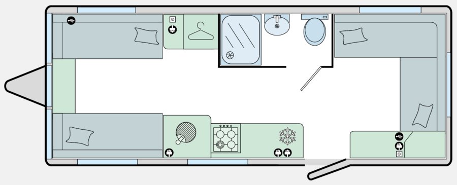 Bailey Pegasus Grande SE Ancona - 2022 Floorplan