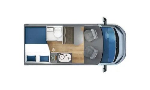 Giottiline  Giottivan 54T *NEW* (53626) Floorplan