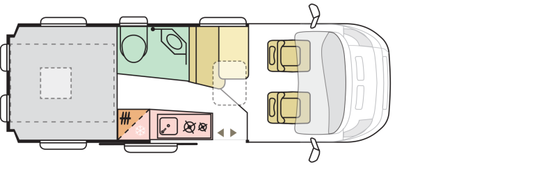Adria Twin 60Y 640 SGX (66031) Floorplan