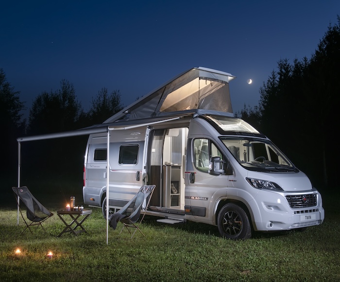 The Adria campervan range - Block Image