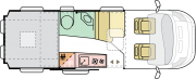 Adria Twin Sports 640 SGX  - 2024 (56477) Floorplan