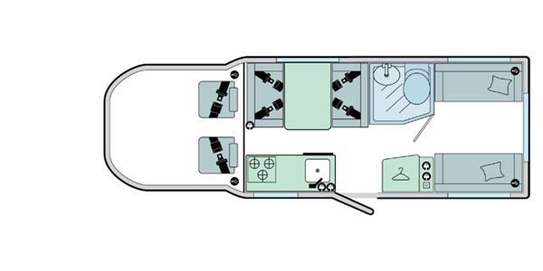 Bailey Advance 70-6 Floorplan