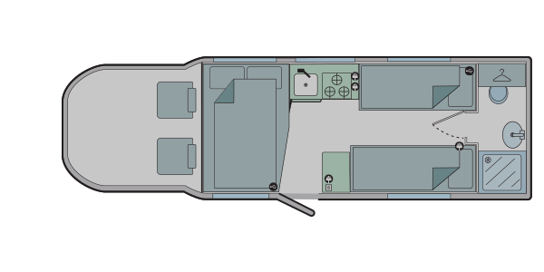 Bailey 76-2T Floorplan