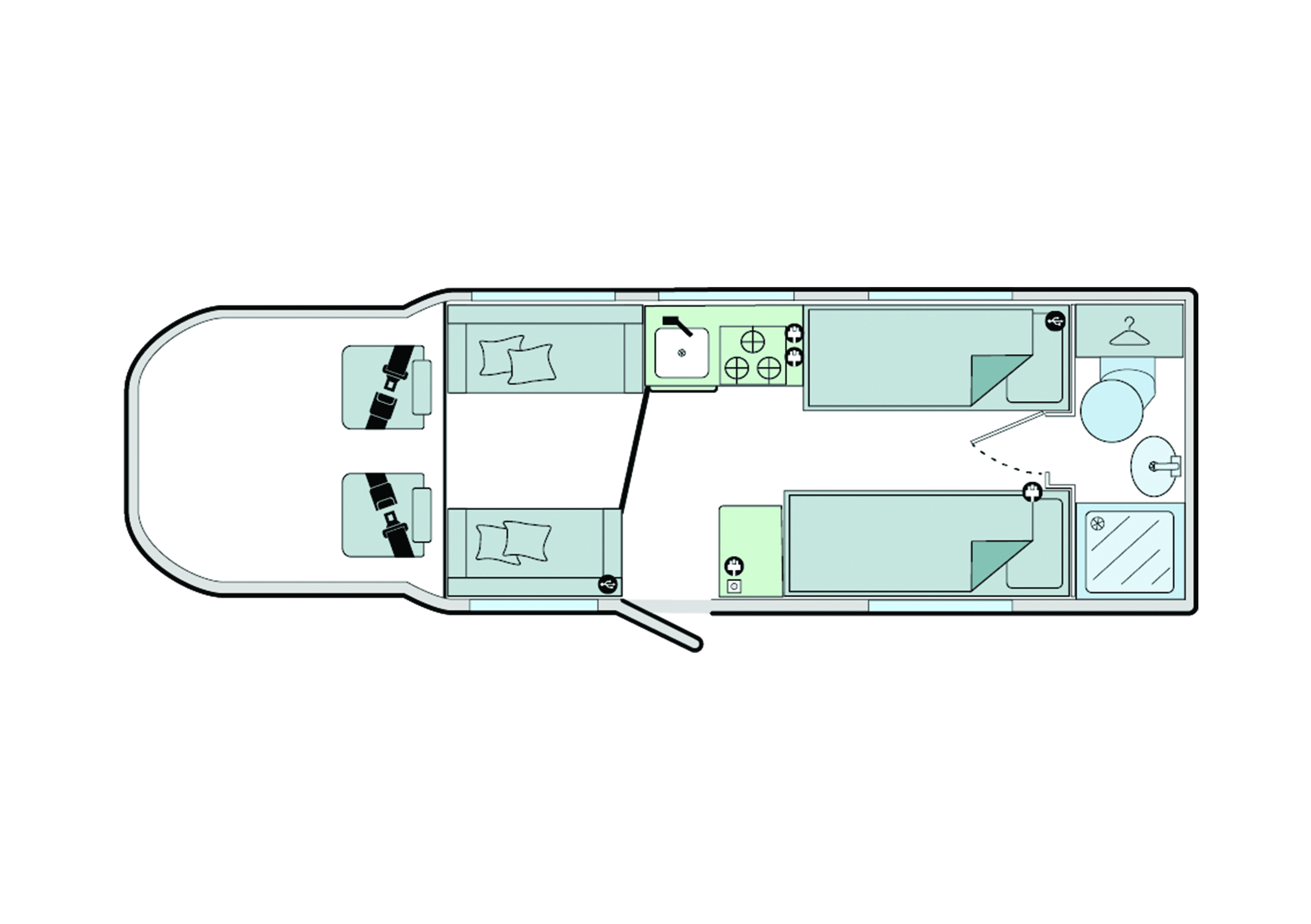 Bailey 76-2T Floorplan