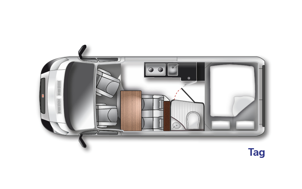 Westfalia Amundsen 600 D (10189) Floorplan