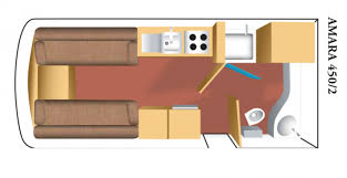 Coachman Amara 450/2 - 2009 Floorplan