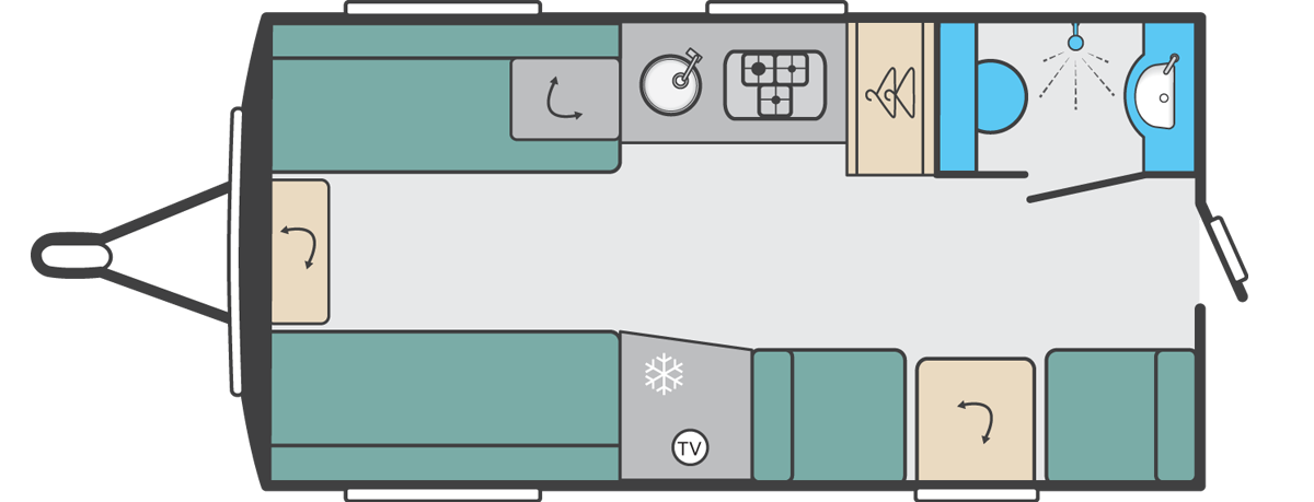 Swift Basecamp 4 - 2022 Floorplan