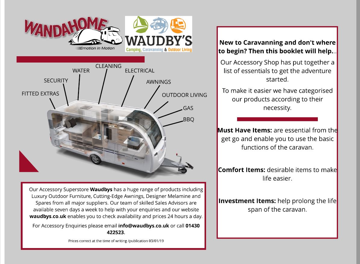 Beginners Guide to Caravan Accessories