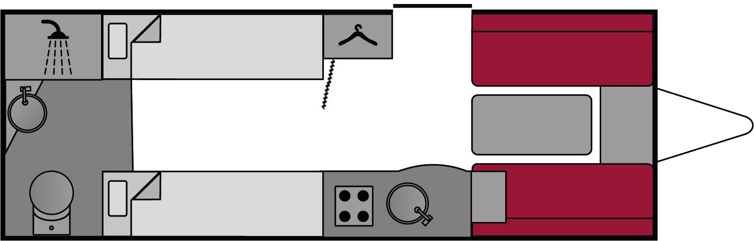 Bailey Pegasus Rimini 2018 Floorplan
