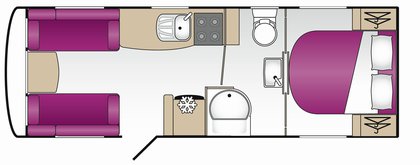 Coachman Laser 650/4  2015 Floorplan