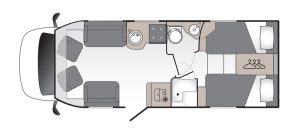 Coachman Travel Master 565 - 2026 Floorplan