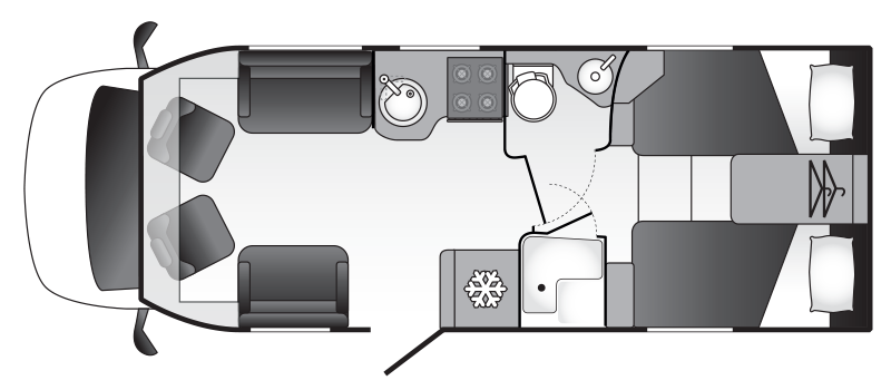 Coachman Travel Master 565 - 2024 Floorplan