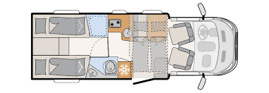 Dethleffs Just Go T7055 EBL - 2023 Floorplan
