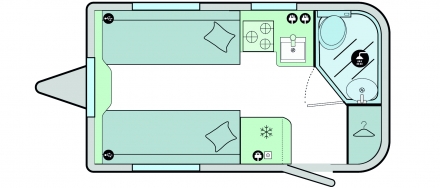 Bailey Discovery D4-2 2022 Floorplan