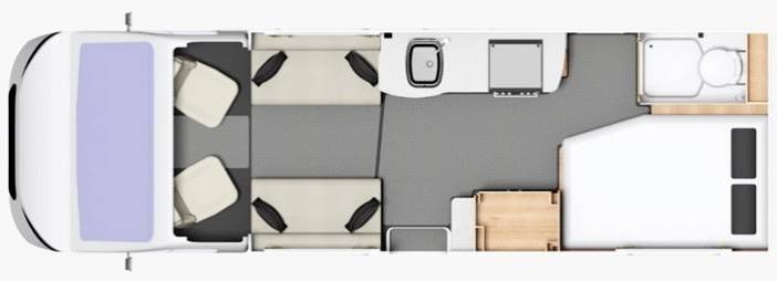 Elddis Autoquest Riva Gold 155 - 2020 Floorplan