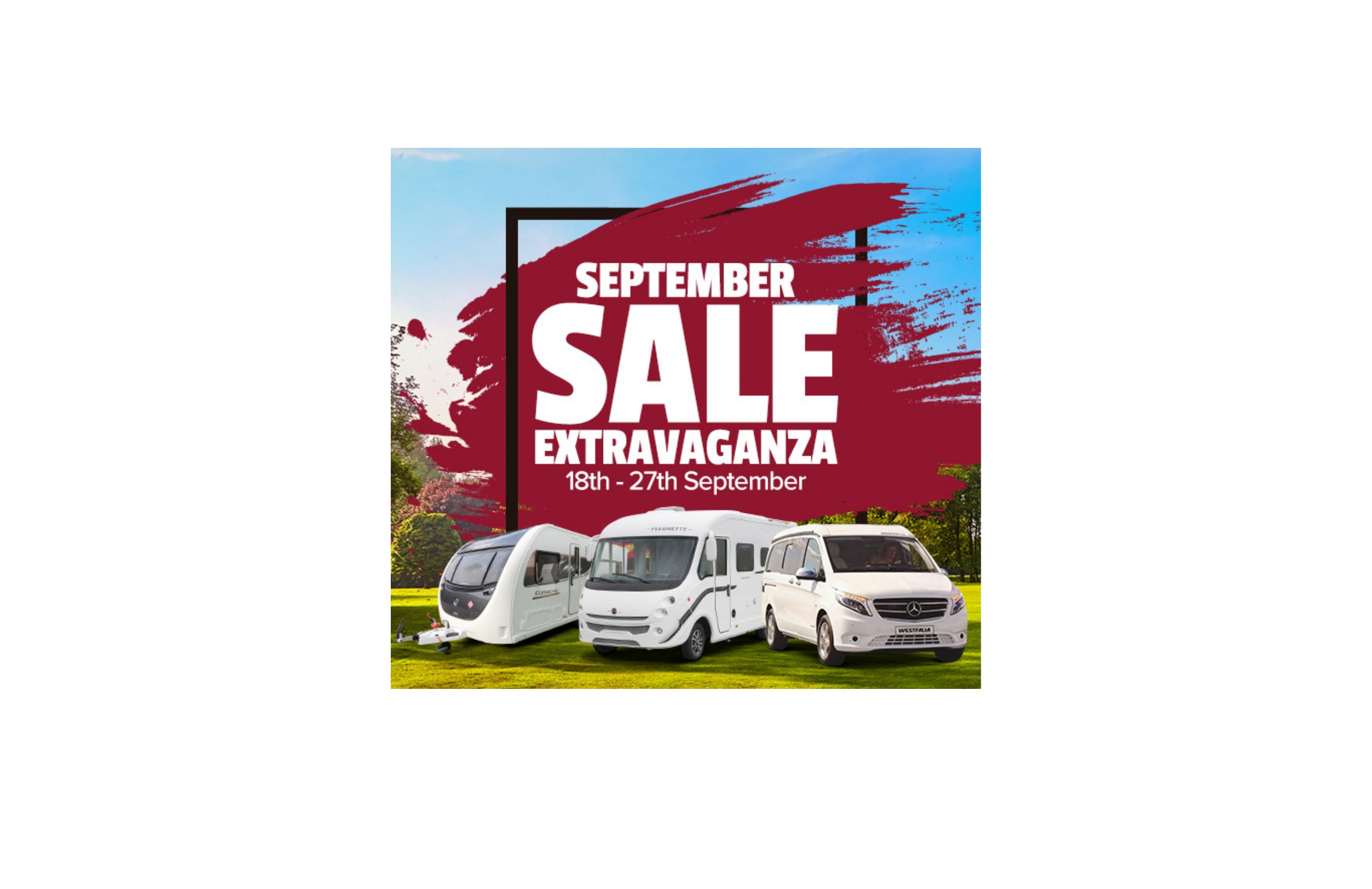 Join us for our September Sales Extravaganza 