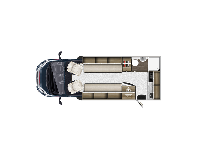 Auto-Trail Imala 615 2018 Floorplan
