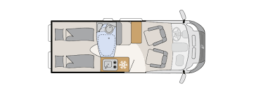 Dethleffs Globetrail 600ER -  (67847) Floorplan
