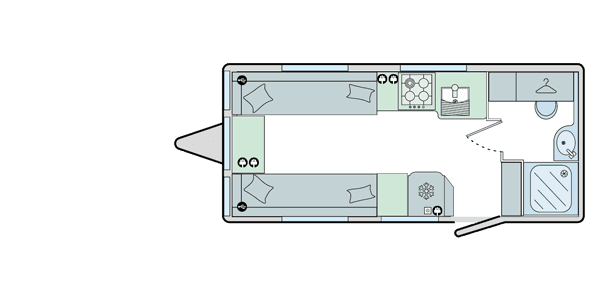 Bailey Unicorn Merida 2021 Floorplan