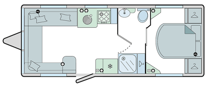 Bailey Pegasus Messina - 2019 Floorplan