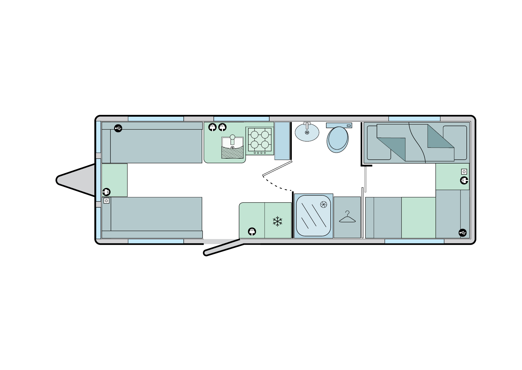 Bailey Phoenix+ 760 2020 Floorplan