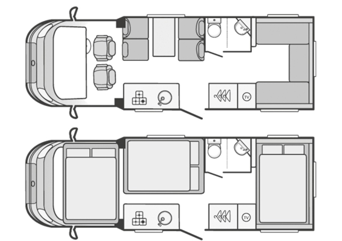 Swift Lifestyle 686 - 2016 Floorplan